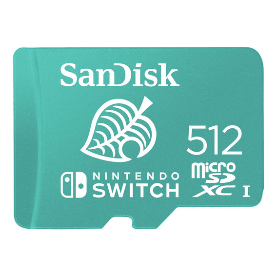 Tarjeta de memoria microSD Sandisk de 512 GB para Nintendoswitch