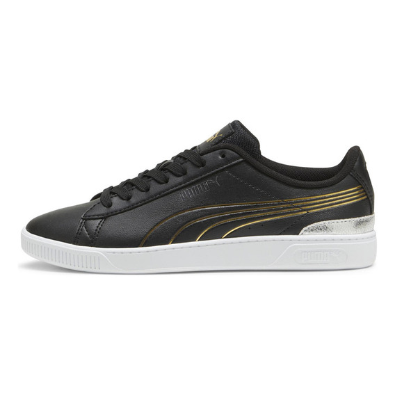 Zapatilla Puma Vikky V3 Metallic Shine Negro Mujer