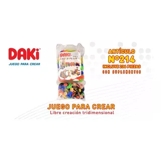 Bloques Daki 214 Bolsa Modelo Con Suplementos 236 Piezas