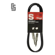 Cable Plug A Plug Standard 6mm Stagg Sgc15 X 1,5 Mts
