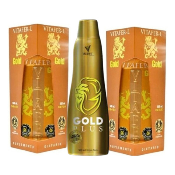 Jarabe Vitafer 2 + Gold Plus 1 - Ml A $8 - mL a $64