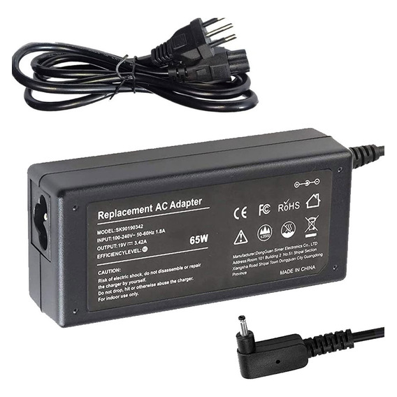 Cargador Para Acer 19v 3.42a 65w 3.0x1.0mm Swift 3 / 5 