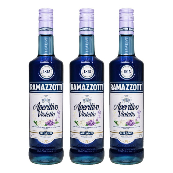 3 Licores Ramazzotti Violetto (700ml 15%)