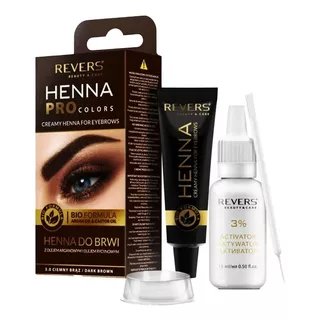  Henna Revers Cosmetics Pro Colors Dark Brown/castaño Oscuro Tono Castaño Oscuro