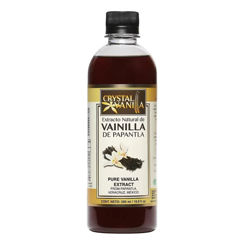 Extracto Natural De Vainilla 500 Ml, Crystal Vanilla