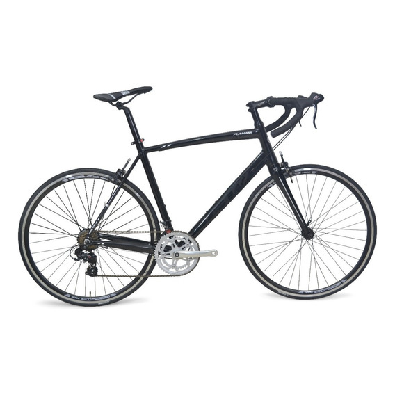 Bicicleta Ruta Gw Flamma Shimano Tourney 14 Vel Tenedocarbon Color Negro Tamaño Del Marco 56