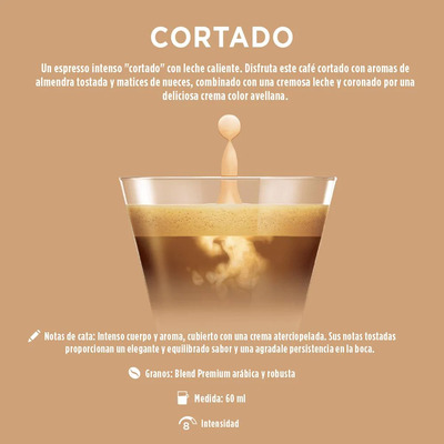 Dolce Gusto Cortado Espresso Nescafe 16 Capsulas