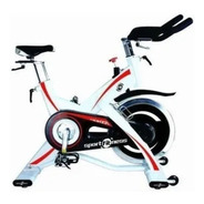 Bicicleta Estática Sport Fitness Monza Para Spinning Blanca