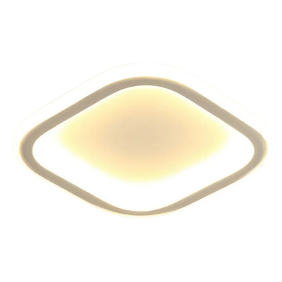 Plafón Lámpara Led Tomer Cuadrado 28w Blanco 20cm Dx Blanco