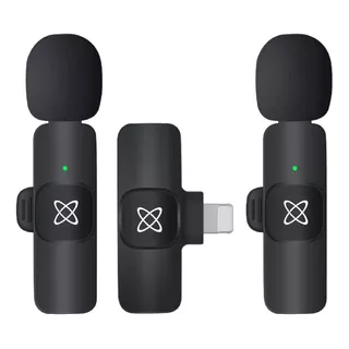 Micrófono 2 Mics Compatible iPhone iPad Corbatero Megantech