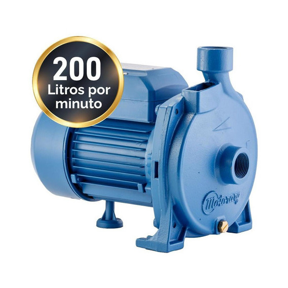 Bomba De Agua Centriguga Elevadora Trifasica Bc 230 3 Hp Color Azul Frecuencia 50 Hz