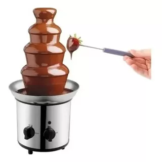 Torre Chocolate Quente Fonte 220v Espetinho De Morango Uva