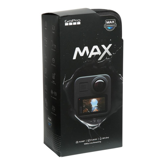 Camara Gopro Max 360 Grados Color Black