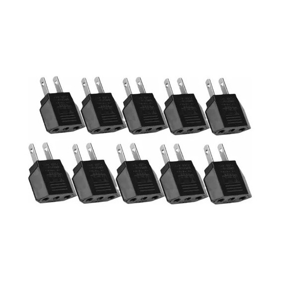 Convertidor Adaptador De Enchufe Viaje Europeo Americano X10