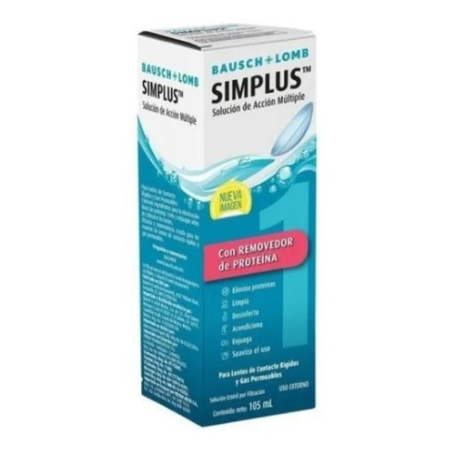Simplus Solución 105ml Rígidos Y Gas Permeables