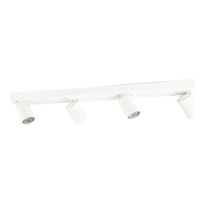 Aplique Spot 4 Luces Katharo Blanco Movil Apto Led Lk