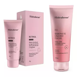 Kit Retinol Com Acido Hioluronico Mais Limpeza Profunda 