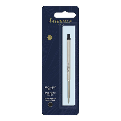 Recambio De Boligrafo Lapicera Waterman Punta Media Negro