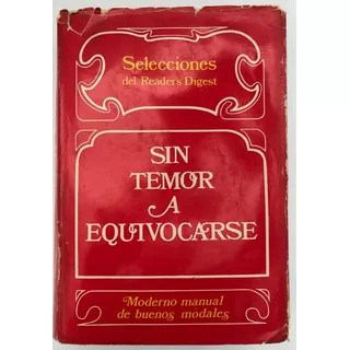 Protocolo Y Etiqueta, Sin Temor A Equivocarse Readers Digest