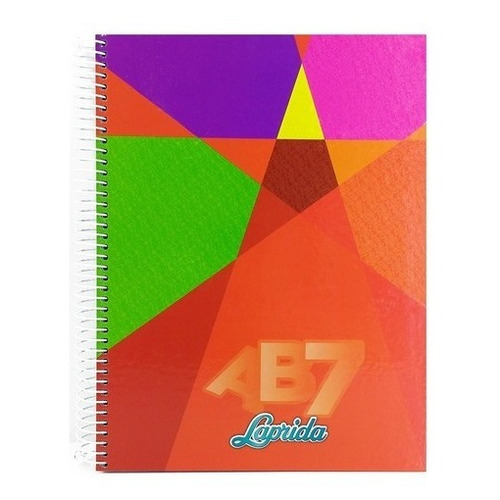 Cuaderno Ab7 Espiralado 21x27 Cm 60 Hj Cuadriculado Laprida
