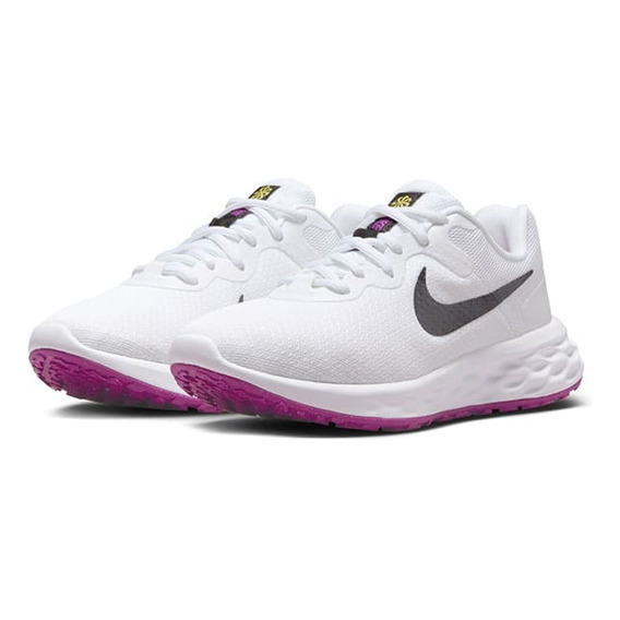 Championes Nike Revolution 6 De Mujer - Dc3729-106 Flex