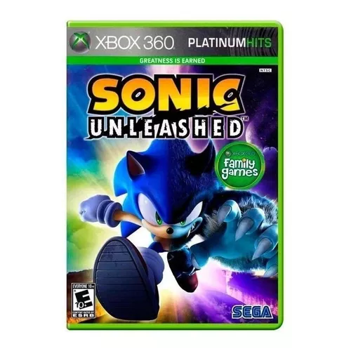 Jogo Sonic Unleashed Xbox 360 Novo - Meu Game Favorito