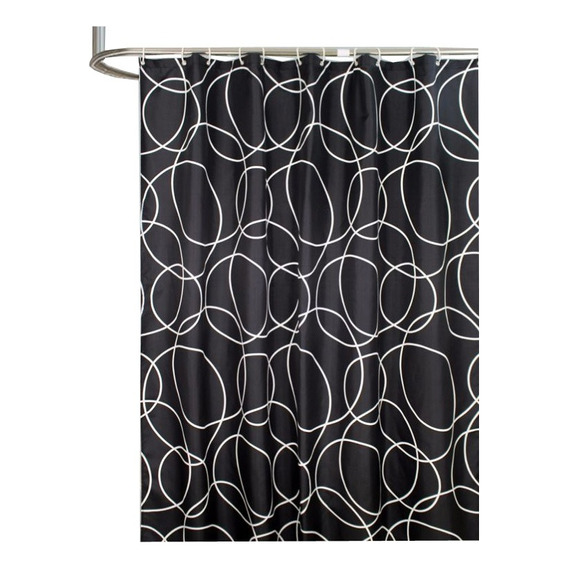 Cortina De Baño Lavable Tela Poliestér 180*180cm Impermeable