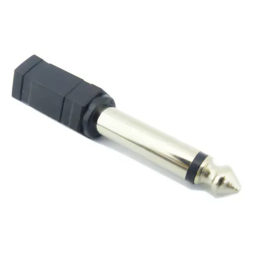 Adaptador Audio Plug Jack 6.3 Macho A 3.5 Hembra, Mono