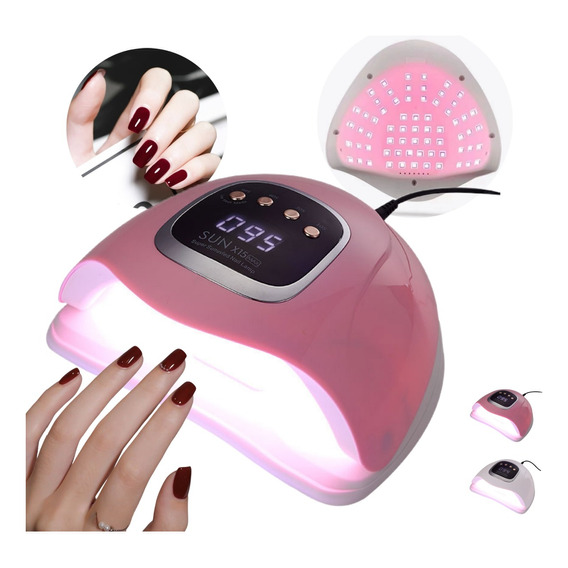 Lampara Uv Para Uñas Profesional 320w/66 Led Secadora Uñas