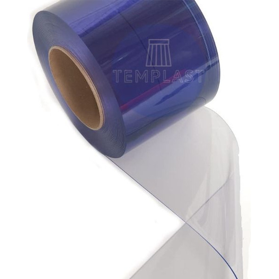 Cinta Banda Pvc Cortina Sanitaria 200x2mm Rollo 50 Metros