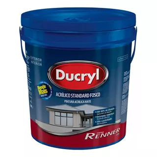 Pintura Renner Ducryl Rinde 80% Mas 18lts Davinci Pinturas