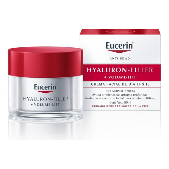 Eucerin Hyaluron-filler + Volume Lift Crema Día Piel Mixta