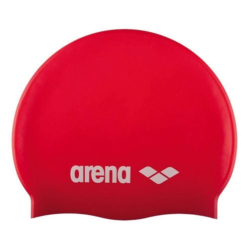 Gorra De Natación Para Niños Arena Classic Silicone Jr Color Rojo Diseño de la tela Liso Talla UNI