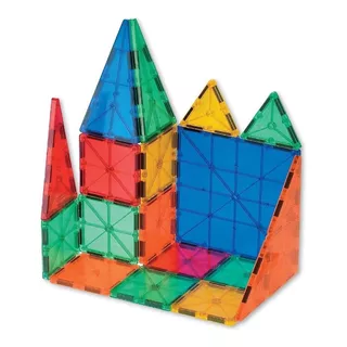 Set De Construcción Magnético Magneti Blocks 60 Piezas  En  Caja