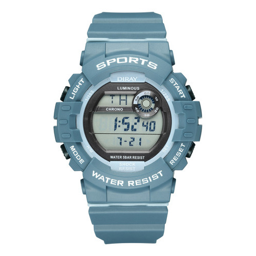 Reloj Deportivo Diray Para Caballero Dr2148g6 Azul