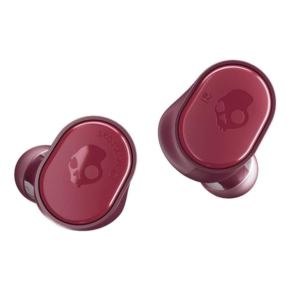 Audífonos in-ear inalámbricos Skullcandy Sesh True Wireless Earbuds rojo oscuro con luz LED