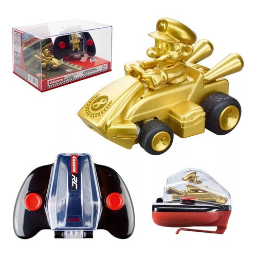 Mario Kart Mario Gold Mini Racers Control Remoto 2021