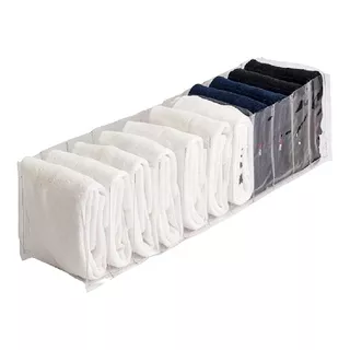 Organizador De Gaveta Roupa Calcinha Cuecas Meias 40x10x10 Cor Sem Viés (transparente)