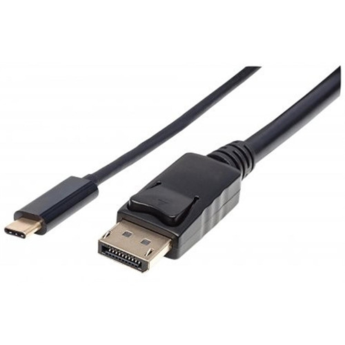 Cable Usb-c Manhattan V3.1 A Displayport M 2.0m 4k 152464 /v /vc Color Negro