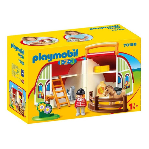 Playmobil 1-2-3 Mi Granja Maletín 70180