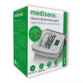 Tensiómetro De Brazo Medisana Blanco Bu 512