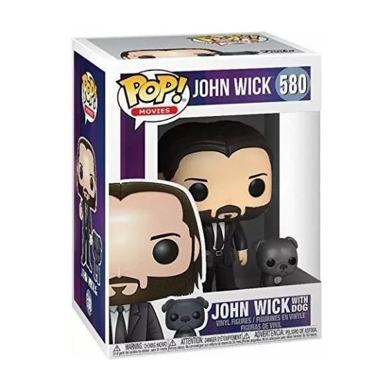 Funko Pop Películas John Wick With Dog Vestido Negro 580