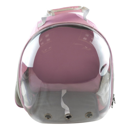 Fancy Pets Mochila Transparente Para Perros Gatos Rosa