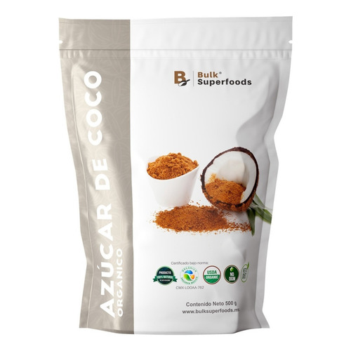 Bulk Superfoods Orgánico azúcar de coco 500g