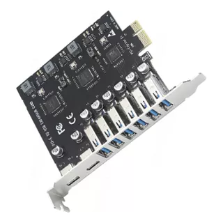 Placa Pci Express 6 Portas Usb 3.2 + 2 Usb Tipo C