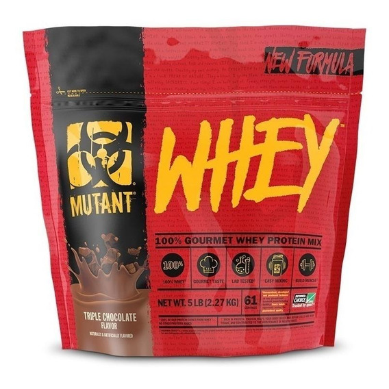 Suplemento en polvo Mutant  Whey Whey proteína sabor triple chocolate en sachet de 2.27kg