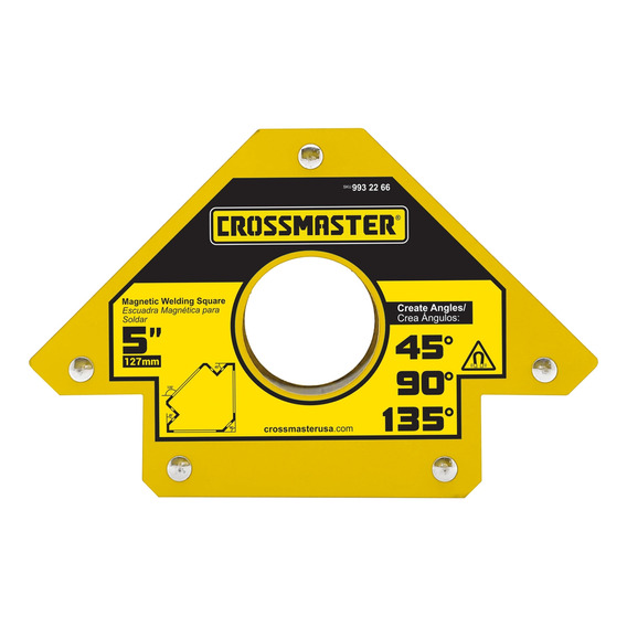 Escuadra Magnética Soldar 34kg 3 Ángulos Crossmaster 9932266