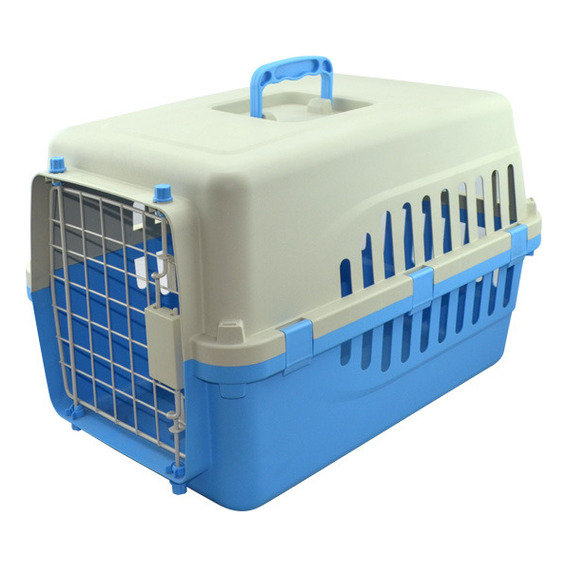 Transportadora Para Perro Con Puerta Metálica,55x38.5x35.2cm