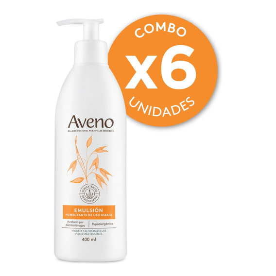 Kit Aveno Emulsion X 400ml X 6 Unidades