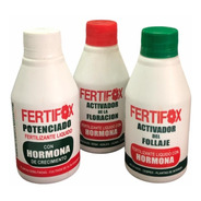 Kit Fetilizante Fertifox Floración+potenciado+follaje X200cc